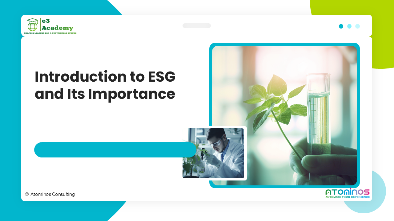 ESG In EVS